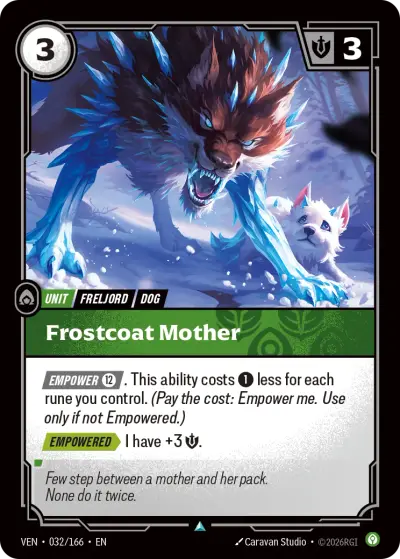 Frostcoat Mother - VEN-032 - Vendetta - Riftbound card