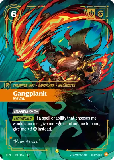Gangplank Naval VEN-181 Vendetta Riftbound card