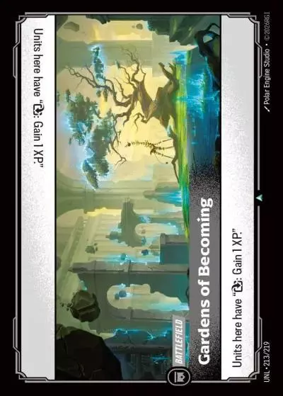 Gardens of Becoming - UNL-213 - Unleashed - Riftbound card