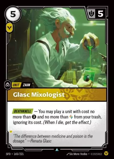 Glasc Mixologist - SFD-165 - Spiritforged - Riftbound card