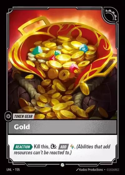 Gold - UNL-T05 - Unleashed - Riftbound card
