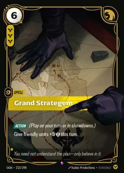 Grand Strategem - OGN-233 - Origins - Riftbound card