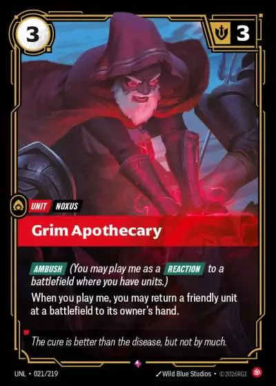 Grim Apothecary - UNL-021 - Unleashed - Riftbound card