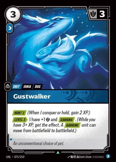 Gustwalker - UNL-075 - Unleashed - Riftbound card