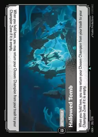 Hallowed Tomb - OGN-281 - Origins - Riftbound card