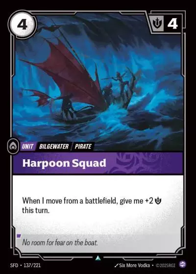 Harpoon Squad - SFD-137 - Spiritforged - Riftbound card