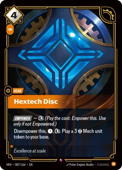 Hextech Disc - VEN-087 - Vendetta - Riftbound card