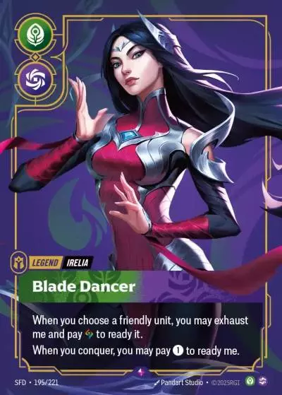 Irelia Blade Dancer - SFD-195 - Spiritforged - Riftbound card