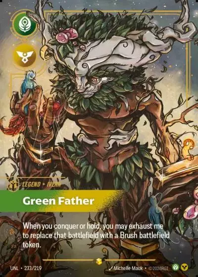 Ivern, Green Father - UNL-233 - Unleashed - Riftbound card
