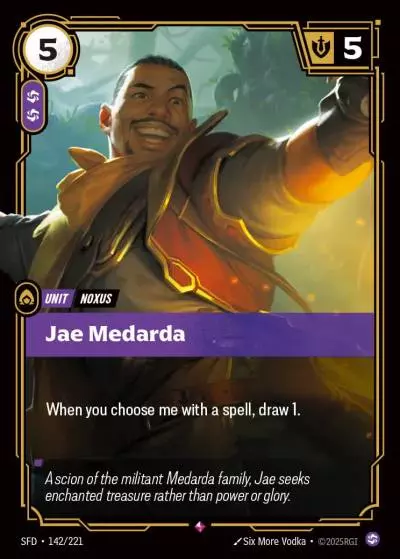 Jae Medarda - SFD-142 - Spiritforged - Riftbound card