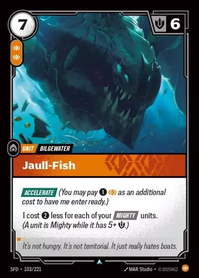 Jaull-Fish - SFD-103 - Spiritforged - Riftbound card