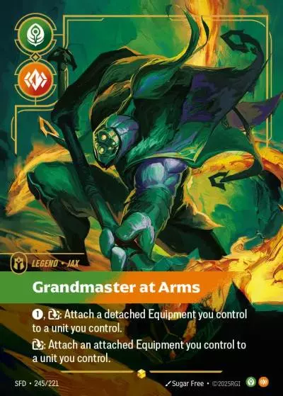 Jax, Grandmaster at Arms - SFD-245 - Spiritforged - Riftbound card