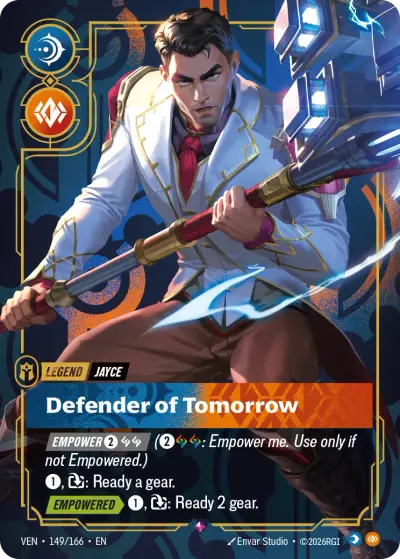 Jayce Defender Of Tomorrow VEN-149 Vendetta Riftbound card