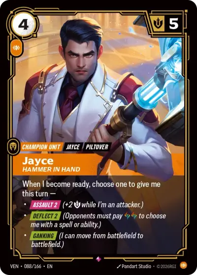 Jayce Hammer In Hand - VEN-088 - Vendetta - Riftbound card