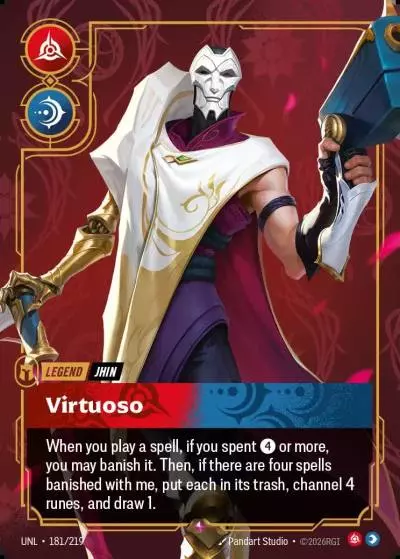 Jhin, Virtuoso - UNL-181 - Unleashed - Riftbound card