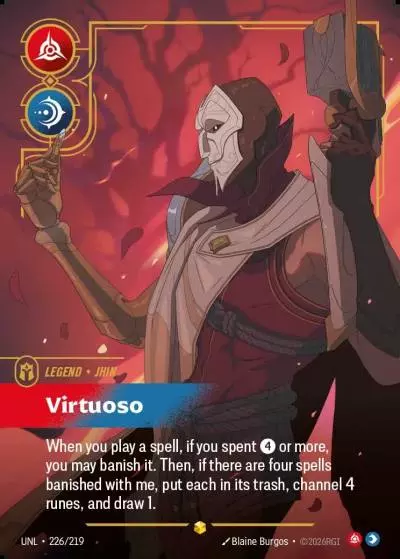 Jhin, Virtuoso - UNL-226 - Unleashed - Riftbound card
