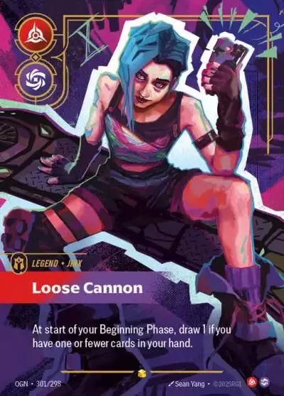 Jinx Loose Cannon - OGN-301 - Origins - Riftbound card