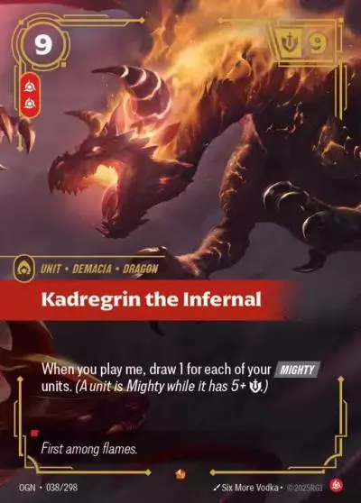 Kadregrin the Infernal - OGN-038 - Origins - Riftbound card