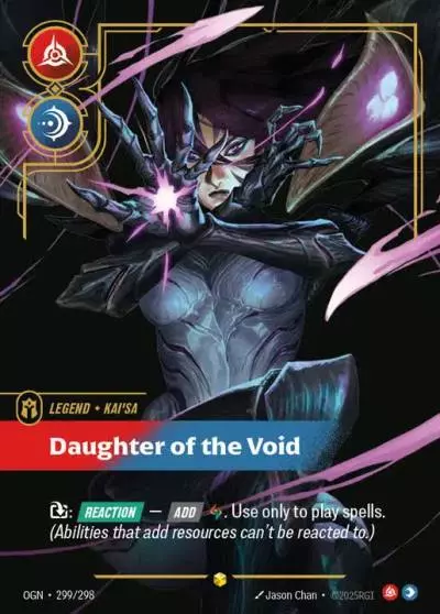 Kai'Sa Daughter of the Void - OGN-299 - Origins - Riftbound card