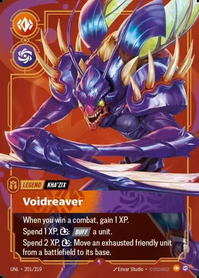 Kha’Zix, Voidreaver - UNL-201 - Unleashed - Riftbound card
