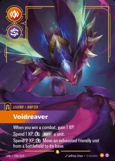 Kha’Zix, Voidreaver - UNL-236 - Unleashed - Riftbound card