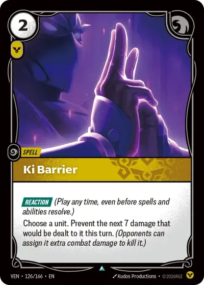 Ki Barrier VEN-126 Vendetta Riftbound card
