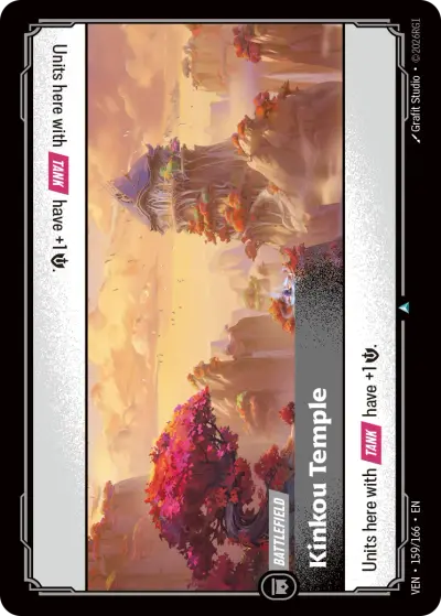 Kinkou Temple VEN-159 Vendetta Riftbound card