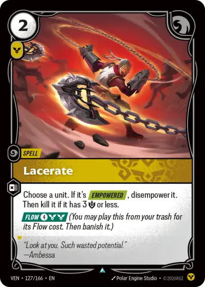 Lacerate - VEN-127 - Vendetta - Riftbound card