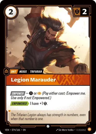Legion Marauder VEN-074 Vendetta Riftbound card