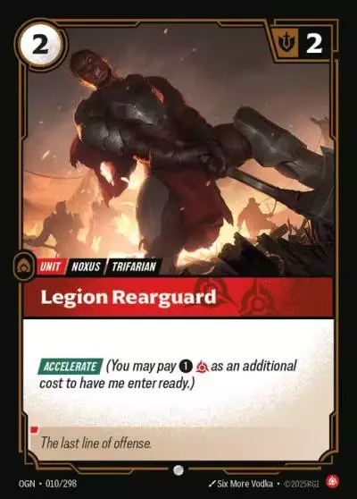 Legion Rearguard - OGN-010 - Origins - Riftbound card