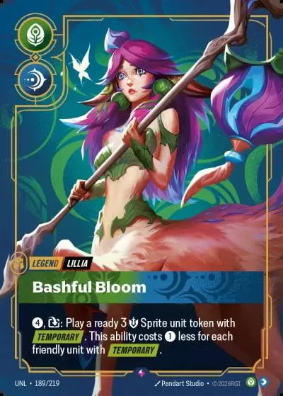 Lillia, Bashful Bloom - UNL-189 - Unleashed - Riftbound card