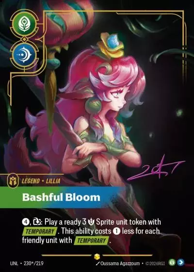 Lillia, Bashful Bloom - UNL-230s - Unleashed - Riftbound card