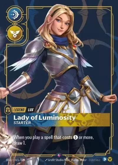 Lux Lady of Luminosity - OGS-021 - Proving Grounds - Riftbound card