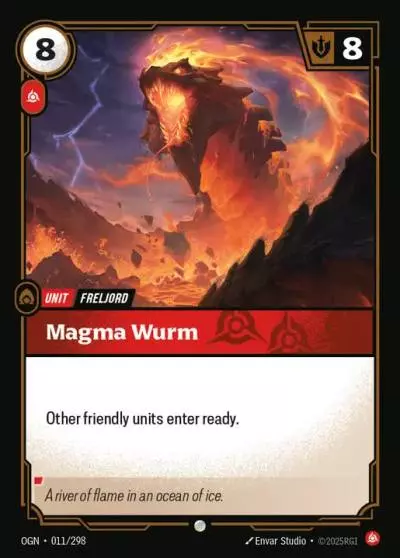 Magma Wurm - OGN-011 - Origins - Riftbound card
