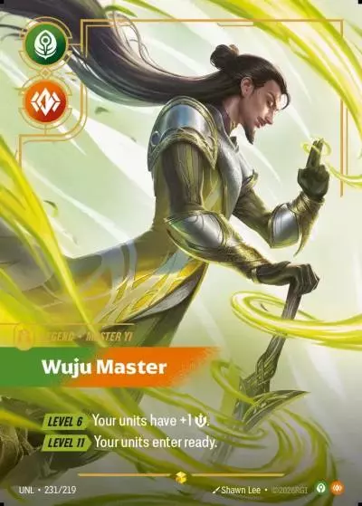 Master Yi, Wuju Master - UNL-231 - Unleashed - Riftbound card