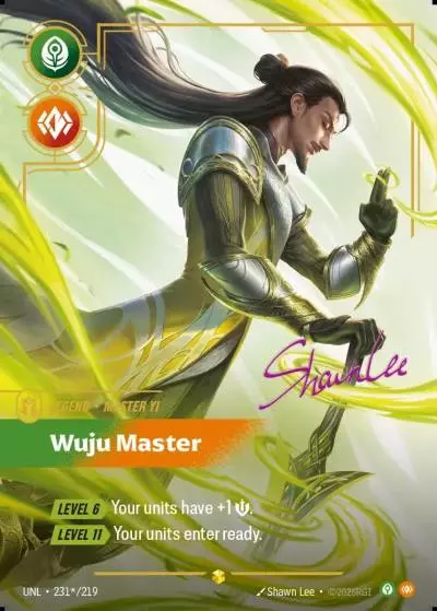 Master Yi, Wuju Master - UNL-231s - Unleashed - Riftbound card