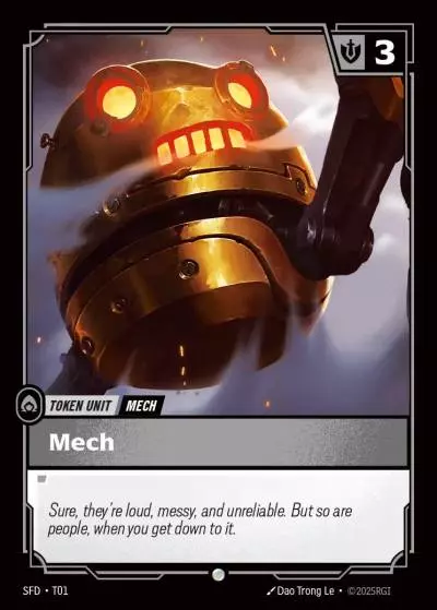 Mech - SFD-T01 - Spiritforged - Riftbound card