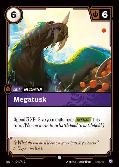 Megatusk - UNL-126 - Unleashed - Riftbound card