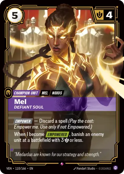 Mel Defiant Soul - VEN-110 - Vendetta - Riftbound card