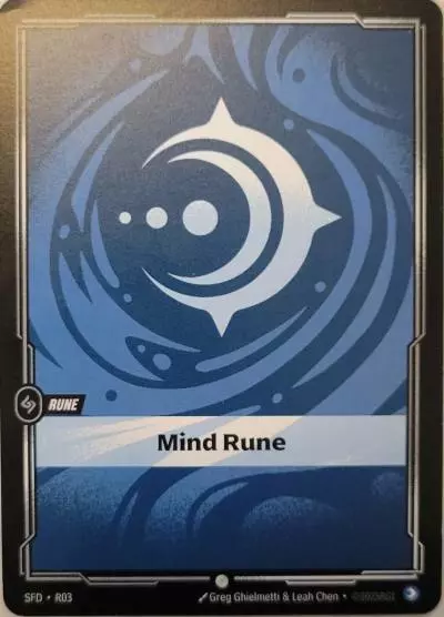 Mind Rune - SFD-R03 - Spiritforged - Riftbound card