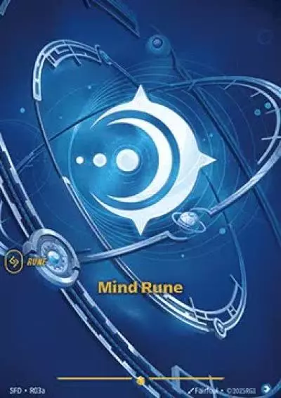 Mind Rune - SFD-R03a - Spiritforged - Riftbound card