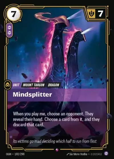 Mindsplitter - OGN-192 - Origins - Riftbound card