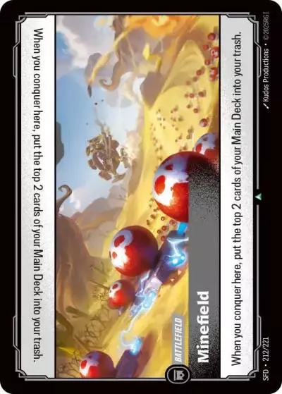 Minefield - SFD-212 - Spiritforged - Riftbound card