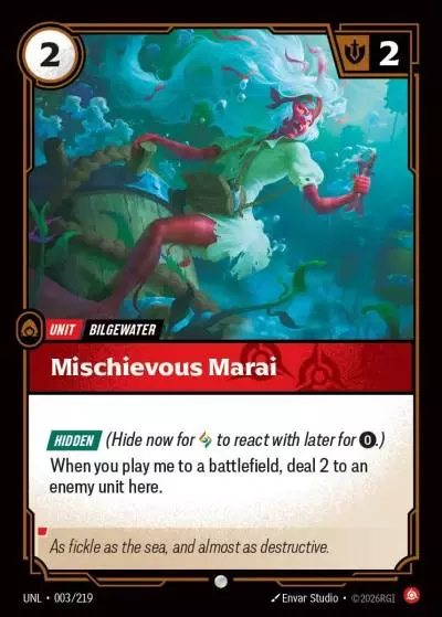 Mischievous Marai - UNL-003 - Unleashed - Riftbound card