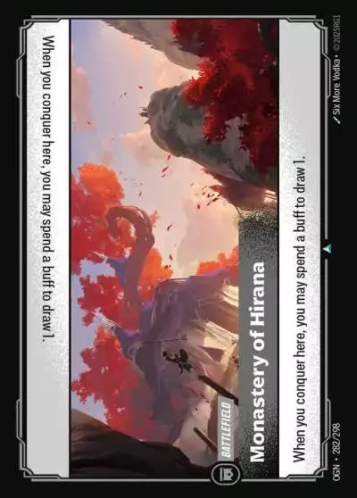Monastery of Hirana - OGN-282 - Origins - Riftbound card