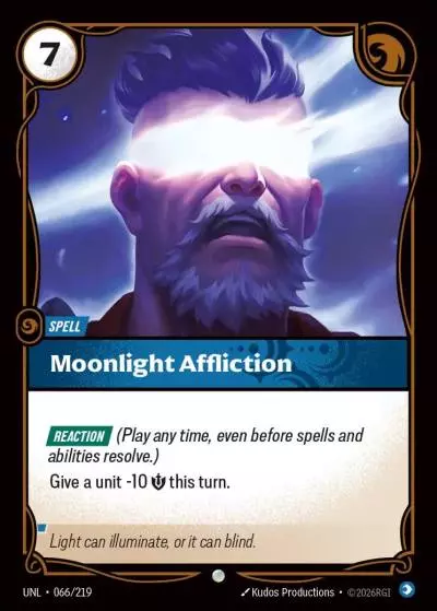Moonlight Affliction - UNL-066 - Unleashed - Riftbound card