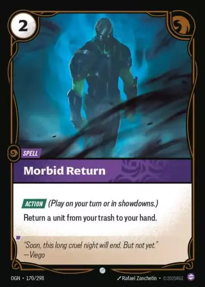 Morbid Return - OGN-170 - Origins - Riftbound card