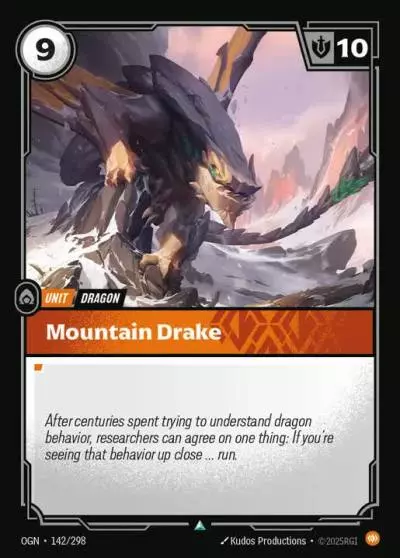 Mountain Drake - OGN-142 - Origins - Riftbound card