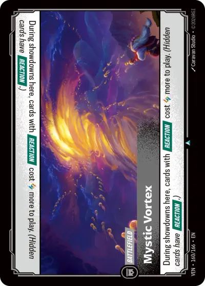 Mystic Vortex - VEN-160 - Vendetta - Riftbound card