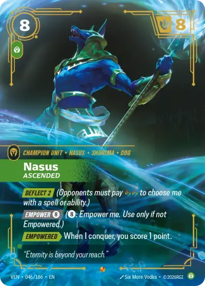 Nasus Ascended VEN-046 Vendetta Riftbound card